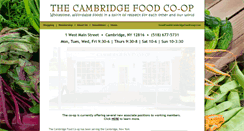 Desktop Screenshot of cambridgefoodcoop.com